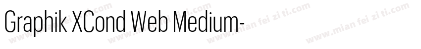 Graphik XCond Web Medium字体转换